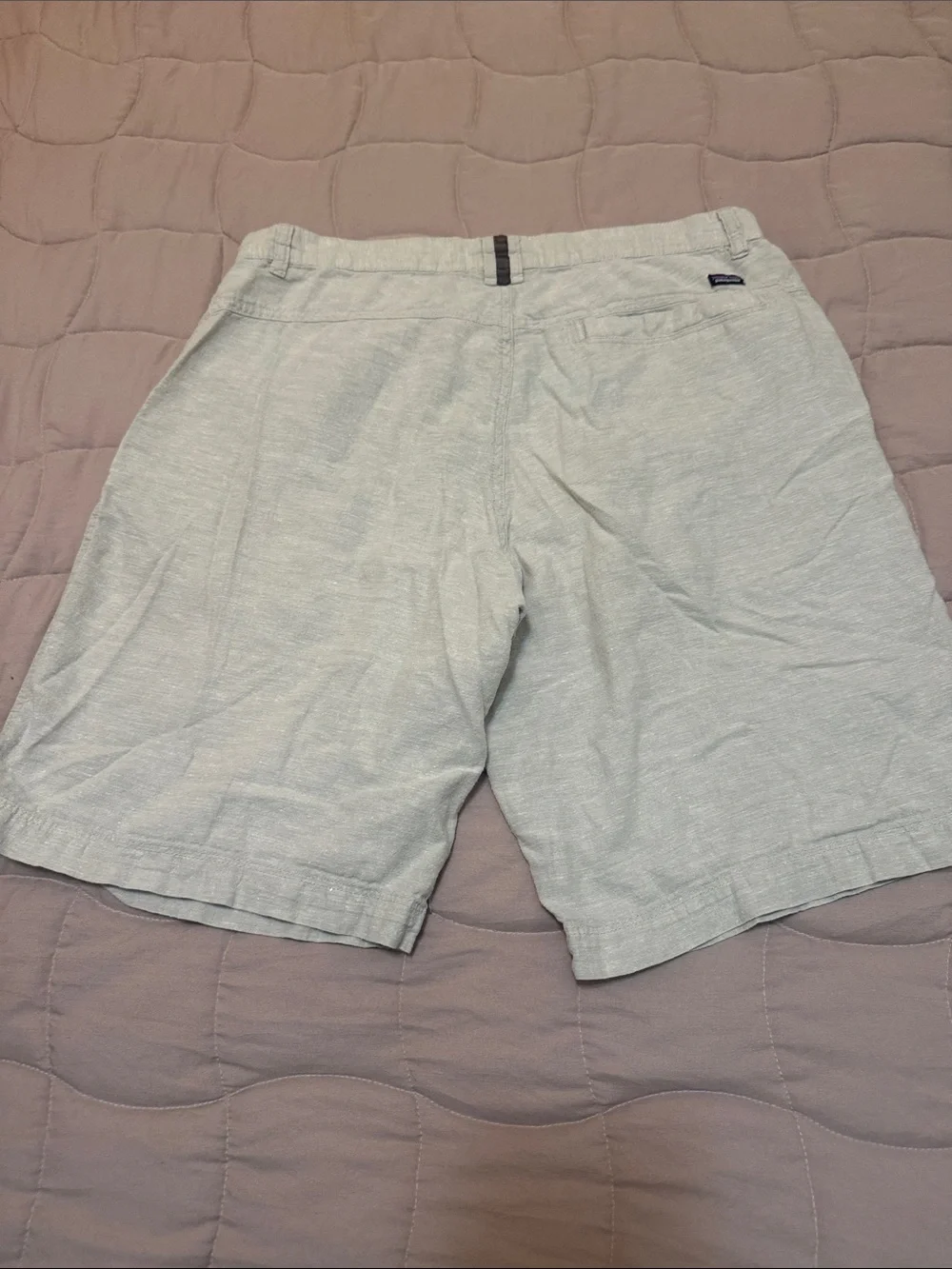 Patagonia Men’s Light Gray Flat Front Casual Shorts